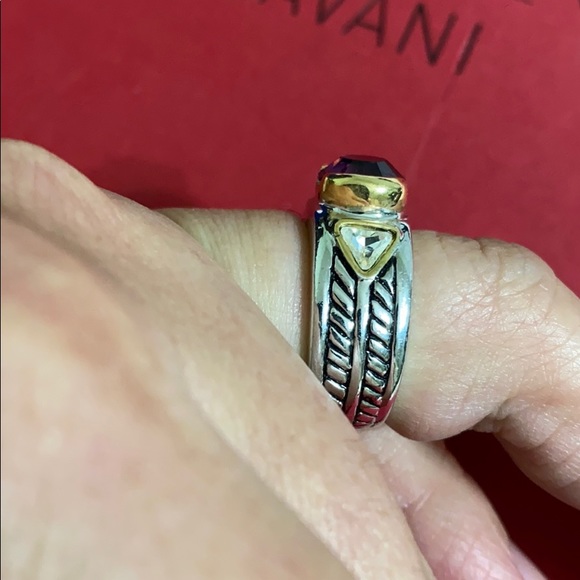 🖤Purple💕stone ring - Picture 4 of 11